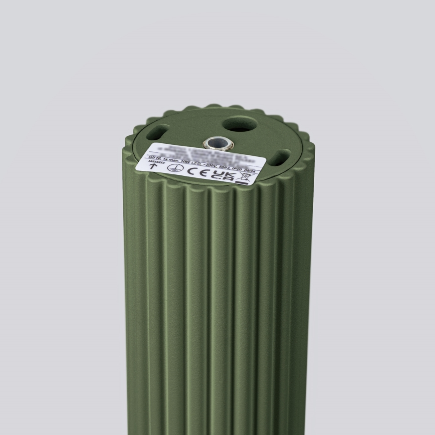 Spotlight KARBON 1xGU10/10W/230V 20 cm green