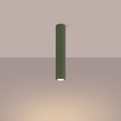 Spotlight KARBON 1xGU10/10W/230V 40 cm green