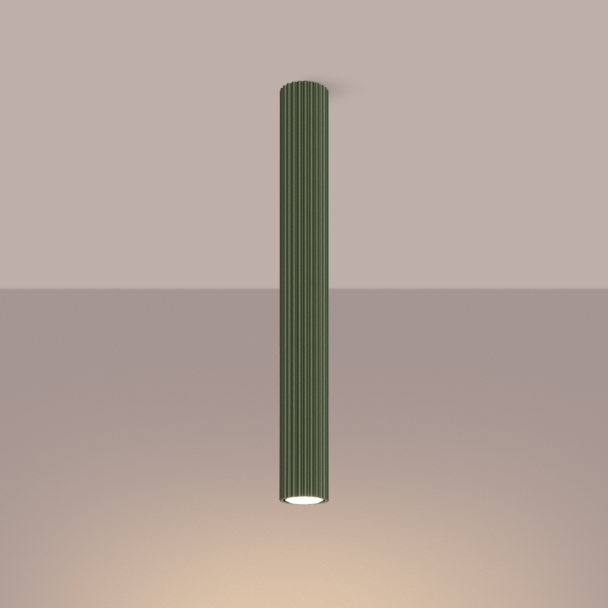 Spotlight KARBON 1xGU10/10W/230V 60 cm green