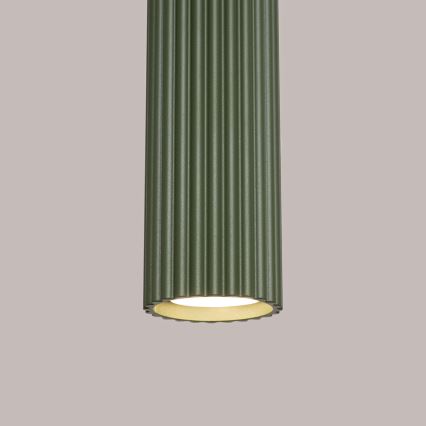 Chandelier on a string KARBON 3xGU10/10W/230V green