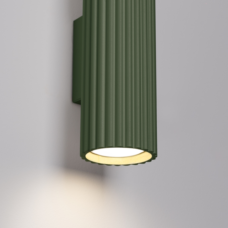 Wall light KARBON 2xGU10/10W/230V green