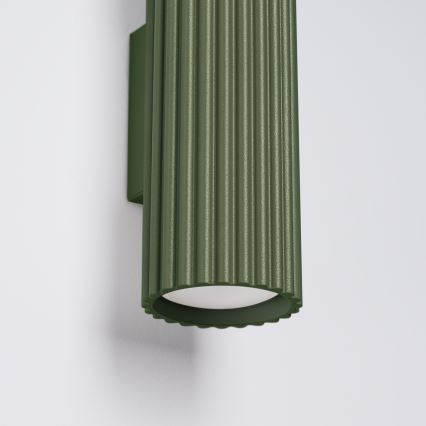 Wall light KARBON 2xGU10/10W/230V green