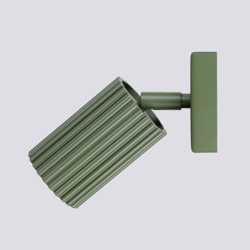 Wall spotlight KARBON 1xGU10/10W/230V green