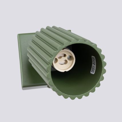 Wall spotlight KARBON 1xGU10/10W/230V green