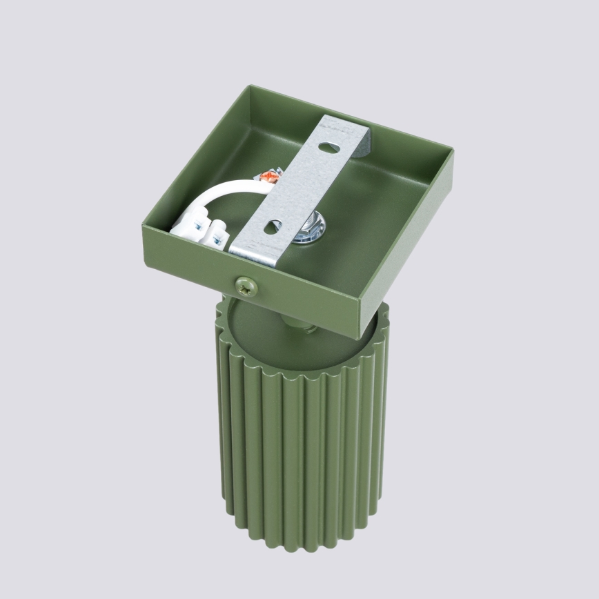 Wall spotlight KARBON 1xGU10/10W/230V green