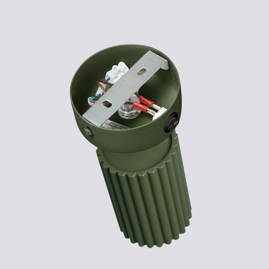 Wall spotlight KARBON 1xGU10/10W/230V green