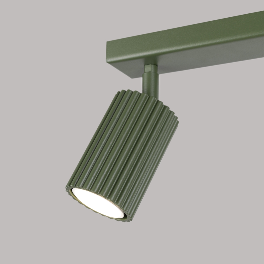 Spotlight KARBON 2xGU10/10W/230V green