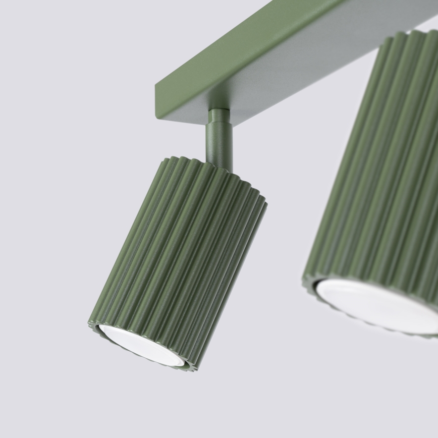 Spotlight KARBON 2xGU10/10W/230V green