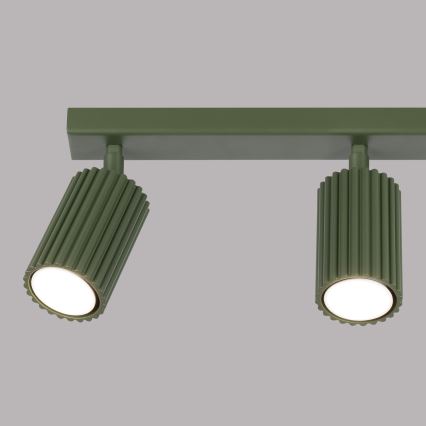 Spotlight KARBON 3xGU10/10W/230V green