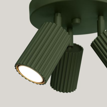 Spotlight KARBON 3xGU10/10W/230V green
