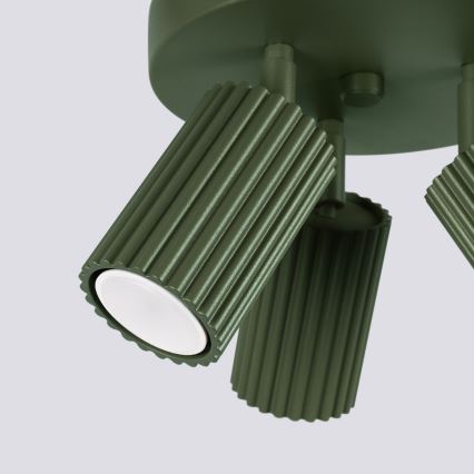 Spotlight KARBON 3xGU10/10W/230V green