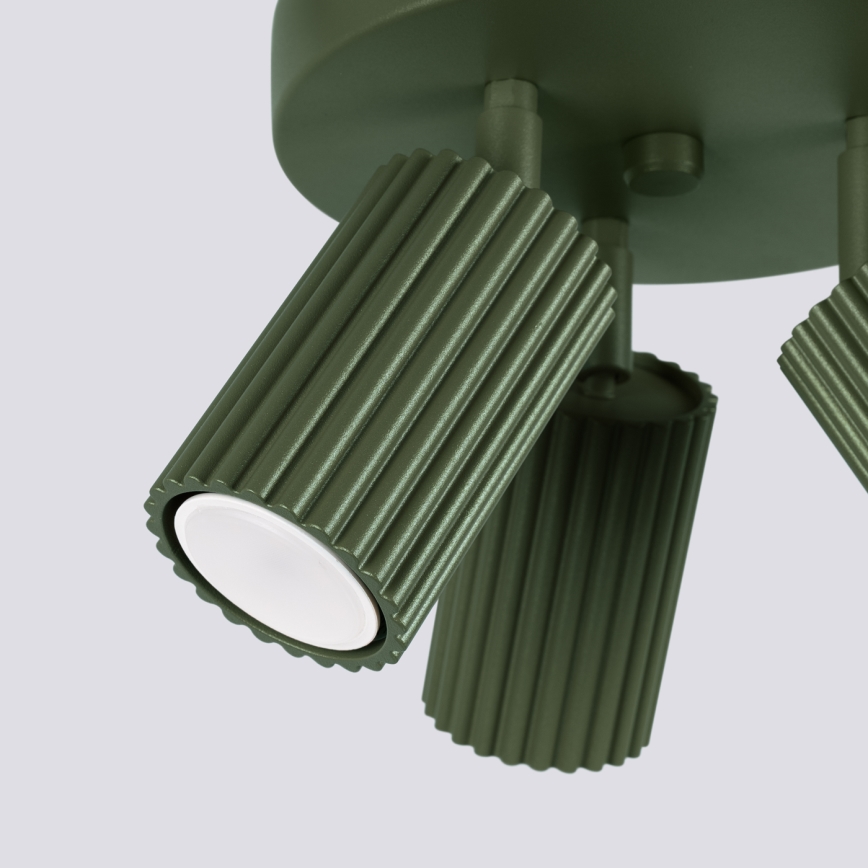 Spotlight KARBON 3xGU10/10W/230V green