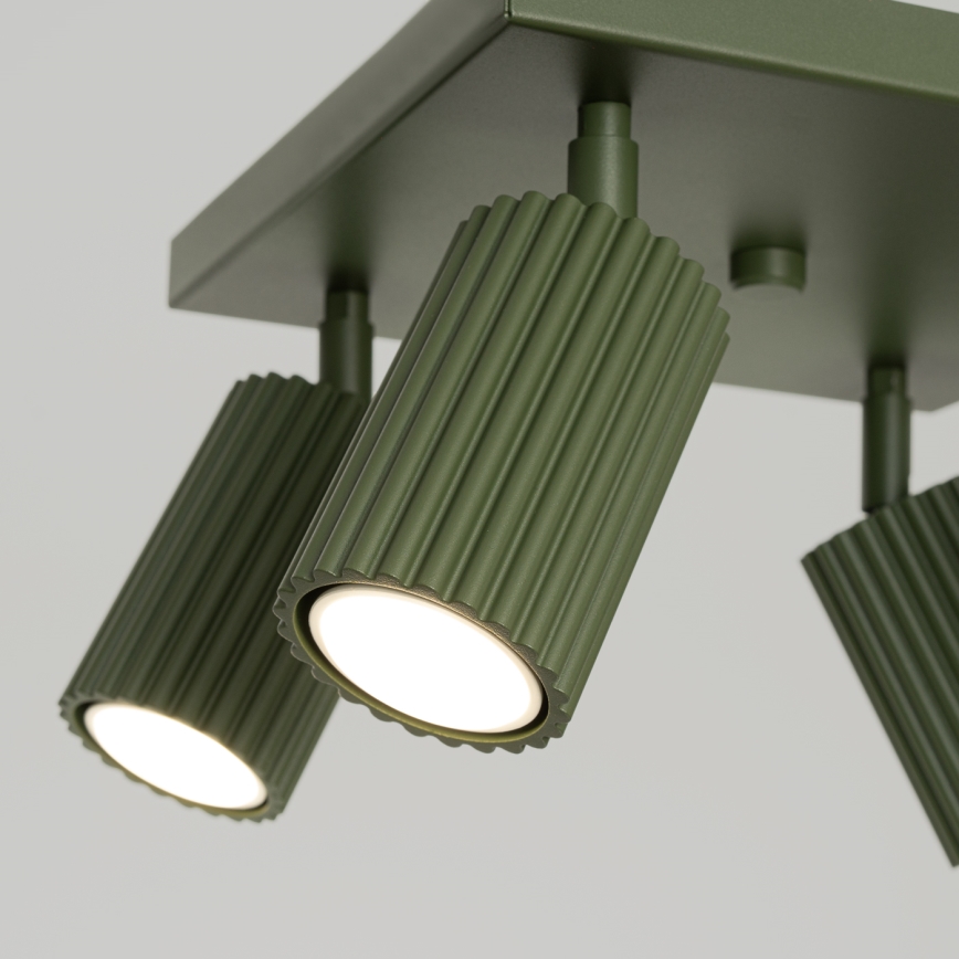 Spotlight KARBON 4xGU10/10W/230V green