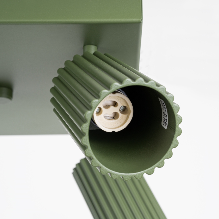 Spotlight KARBON 4xGU10/10W/230V green