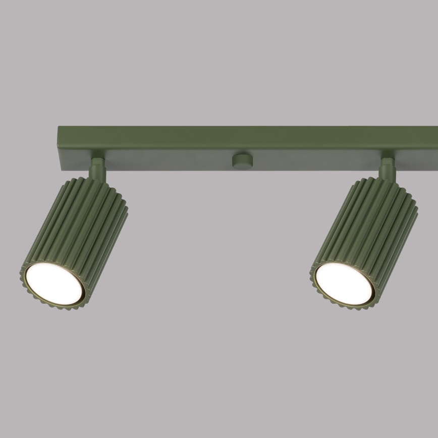 Spotlight KARBON 4xGU10/10W/230V green