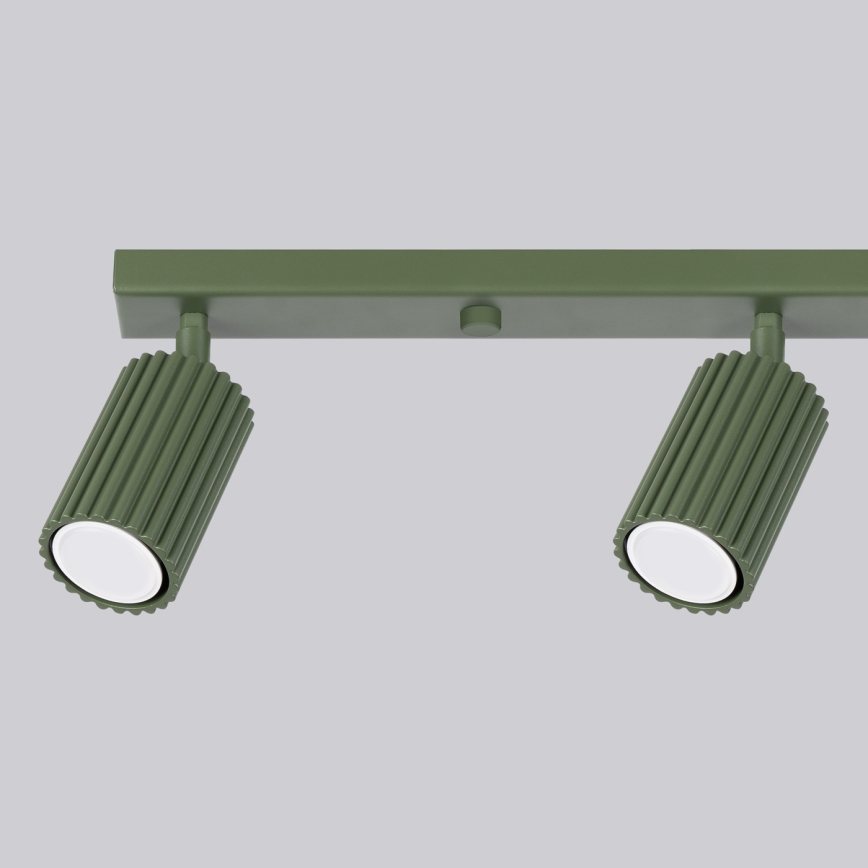 Spotlight KARBON 4xGU10/10W/230V green