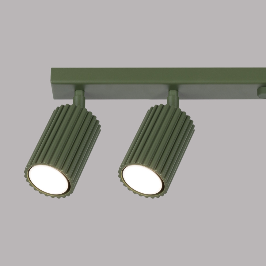 Spotlight KARBON 6xGU10/10W/230V green