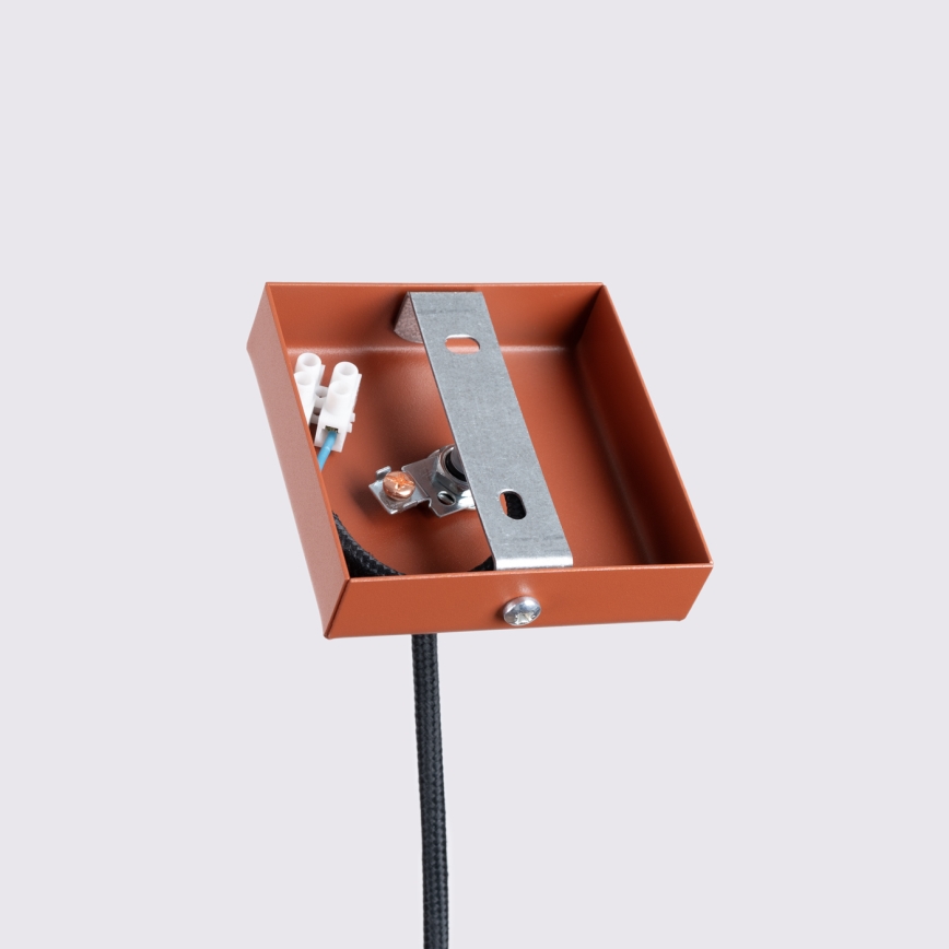 Chandelier on a string KARBON 1xGU10/10W/230V red