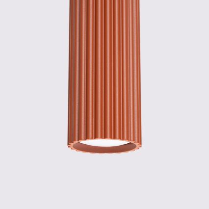 Chandelier on a string KARBON 3xGU10/10W/230V red