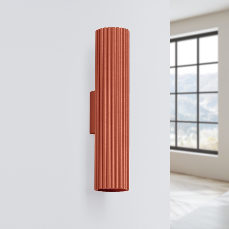 Wall light KARBON 2xGU10/10W/230V red