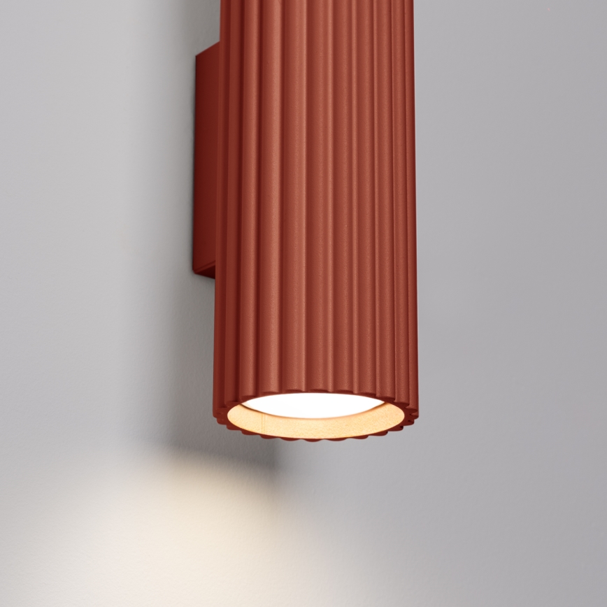 Wall light KARBON 2xGU10/10W/230V red