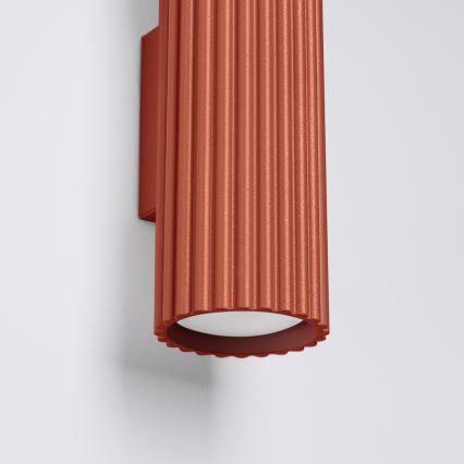 Wall light KARBON 2xGU10/10W/230V red