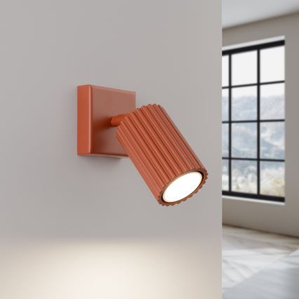 Wall spotlight KARBON 1xGU10/10W/230V red
