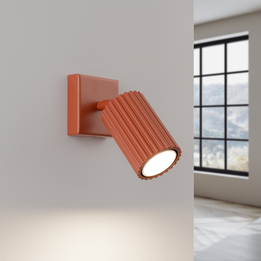 Wall spotlight KARBON 1xGU10/10W/230V red