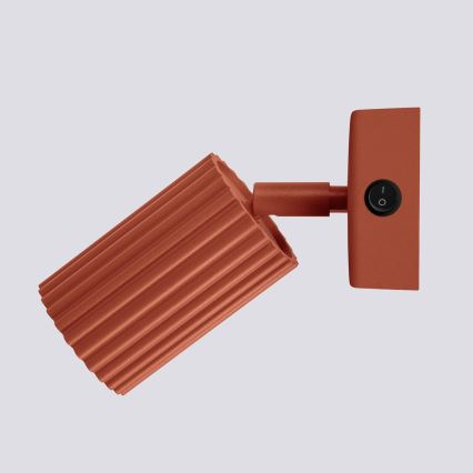 Wall spotlight KARBON 1xGU10/10W/230V red
