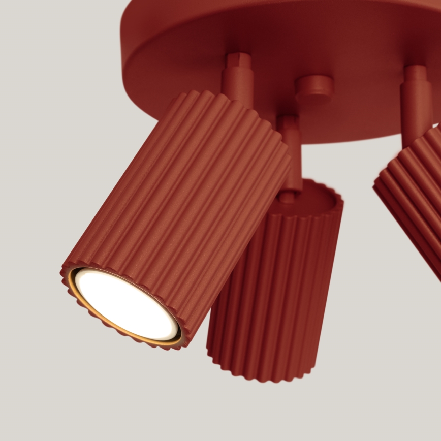 Spotlight KARBON 3xGU10/10W/230V red