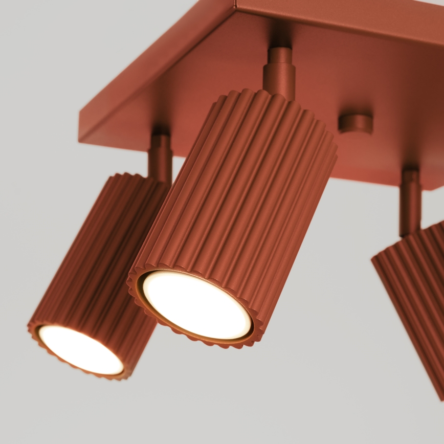 Spotlight KARBON 4xGU10/10W/230V red