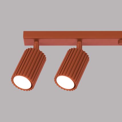 Spotlight KARBON 6xGU10/10W/230V red