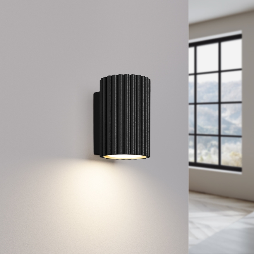 Wall light KARBON 1xGU10/10W/230V black