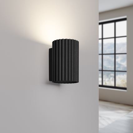 Wall light KARBON 1xGU10/10W/230V black