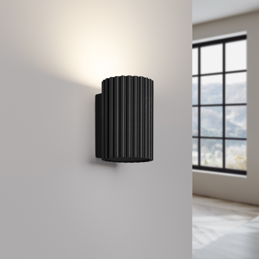 Wall light KARBON 1xGU10/10W/230V black
