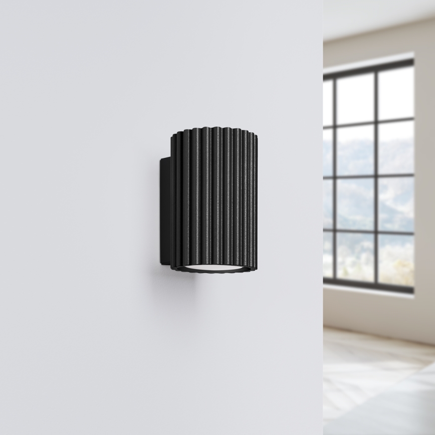 Wall light KARBON 1xGU10/10W/230V black