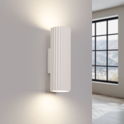Wall light KARBON 2xGU10/10W/230V creamy