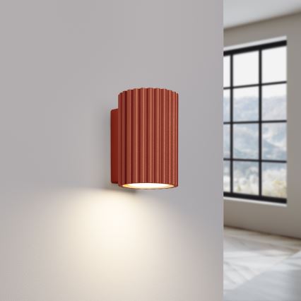 Wall light KARBON 1xGU10/10W/230V red