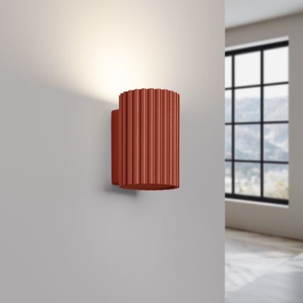 Wall light KARBON 1xGU10/10W/230V red