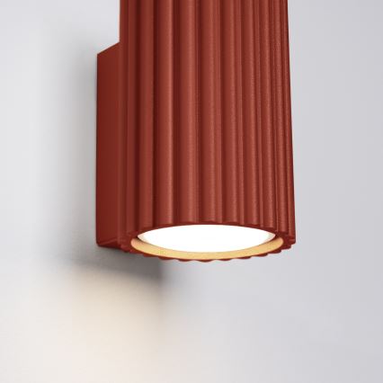 Wall light KARBON 1xGU10/10W/230V red