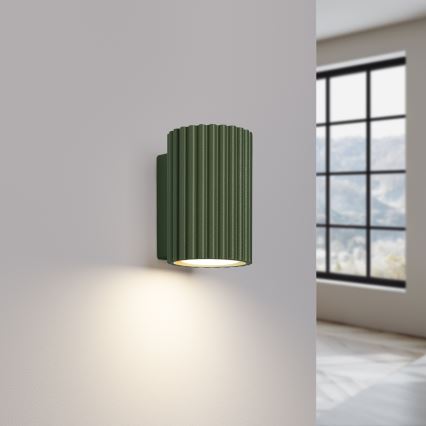 Wall light KARBON 1xGU10/10W/230V green