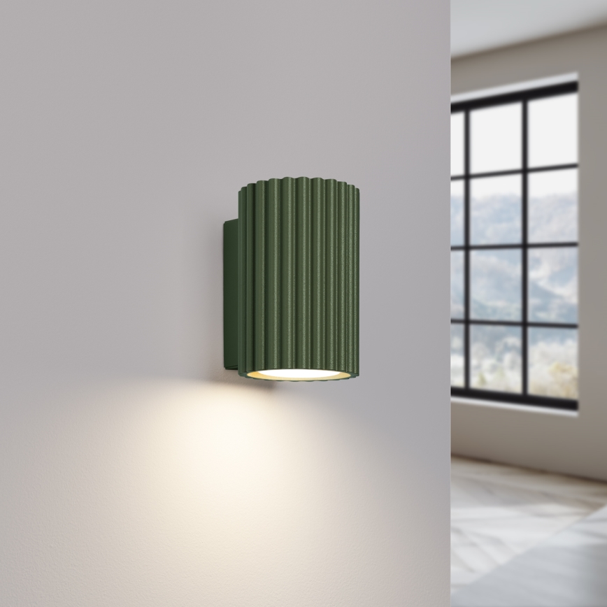 Wall light KARBON 1xGU10/10W/230V green