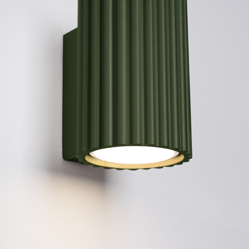 Wall light KARBON 1xGU10/10W/230V green