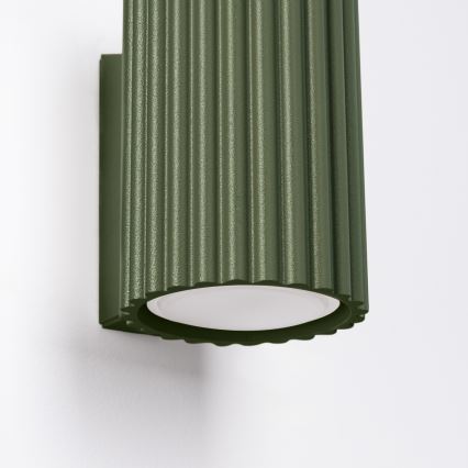 Wall light KARBON 1xGU10/10W/230V green