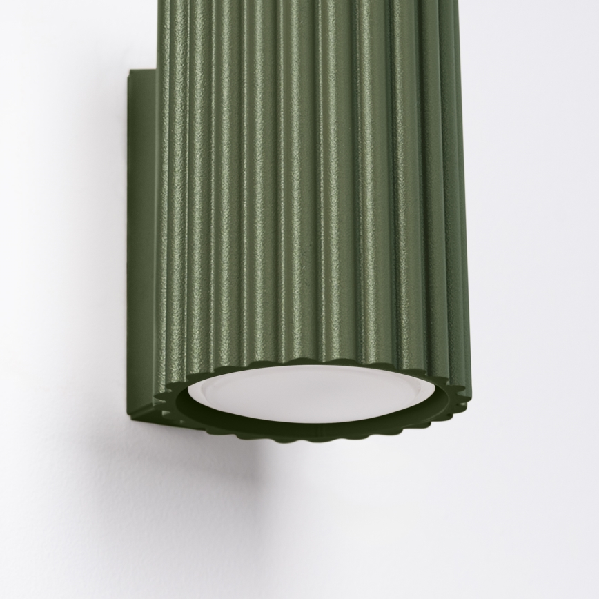 Wall light KARBON 1xGU10/10W/230V green