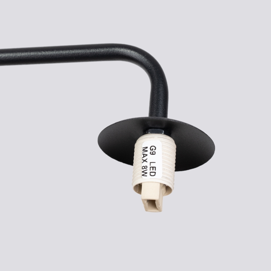Wall lamp ASTRAL 1xG9/8W/230V black