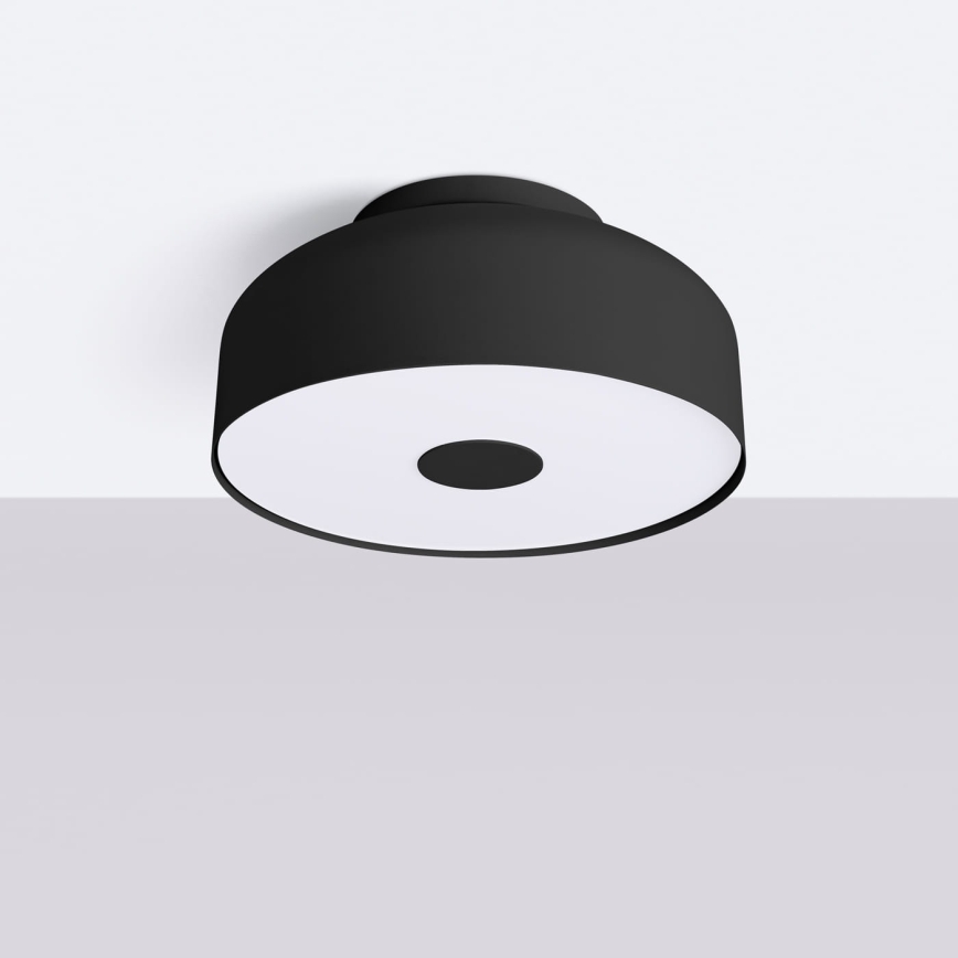 OMIQ ceiling light 4xE27/15W/230V Ø 30 cm, black