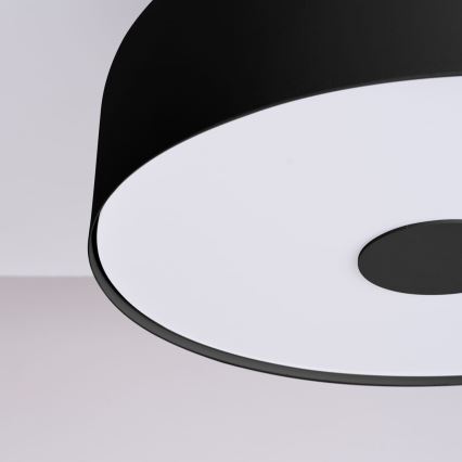 OMIQ ceiling light 4xE27/15W/230V Ø 30 cm, black