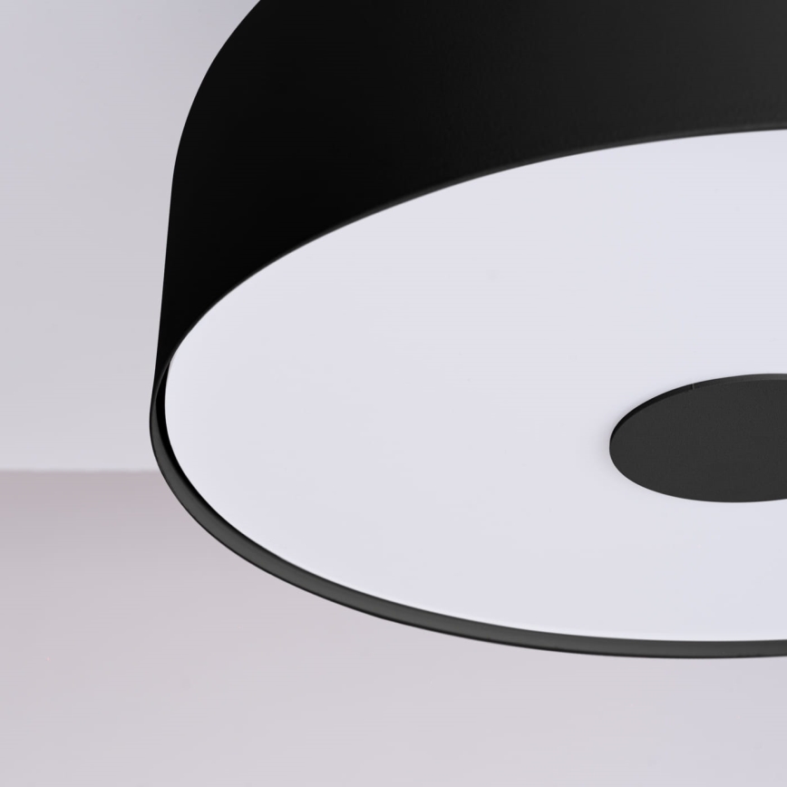 OMIQ ceiling light 4xE27/15W/230V Ø 30 cm, black