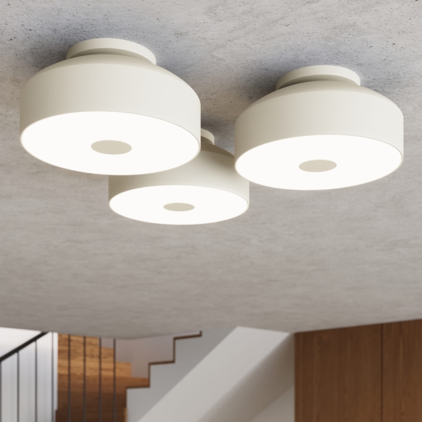 OMIQ Ceiling Light 4xE27/15W/230V dia. 30 cm Cream